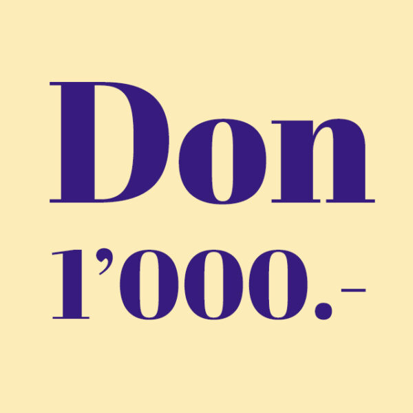 Sponsoring : Don de 1'000.-